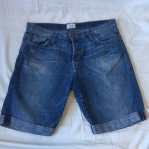 Hudson Denim Shorts Baggy Oversized Long 29